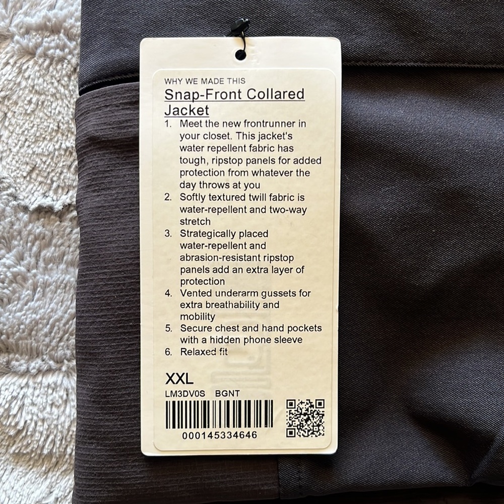 Snap-Front Collared Jacket - Picture 5 of 5